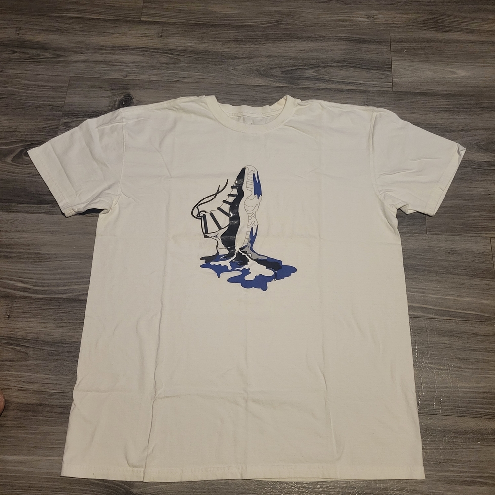 Jordan White and Blue Graphic Tee
